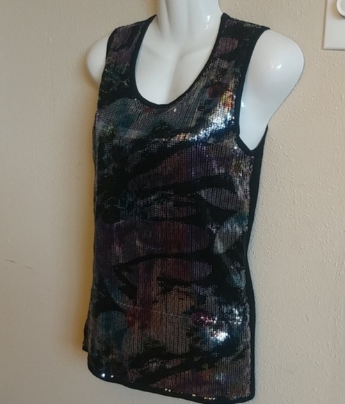 Verve Sequins Tank Top  Size : S - Picture 2 of 6